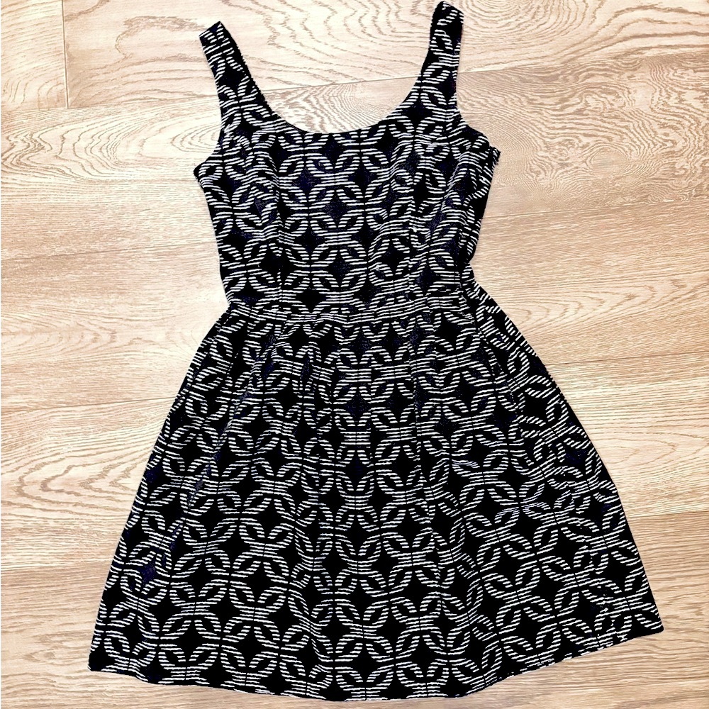 Jack Black and White Fit and Flare Dress